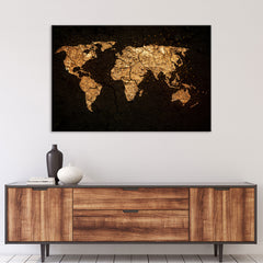 Collection image for: Weltkarten auf Leinwand von Dekoli