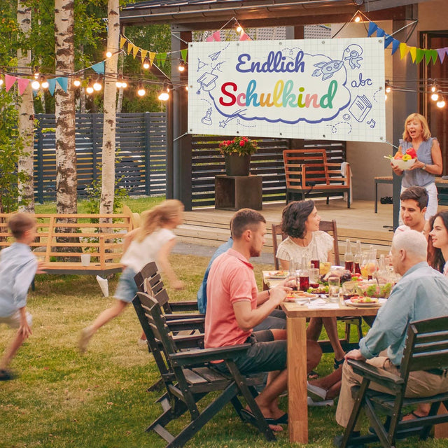 Einschulungsbanner für einen unvergesslichen Schulstart