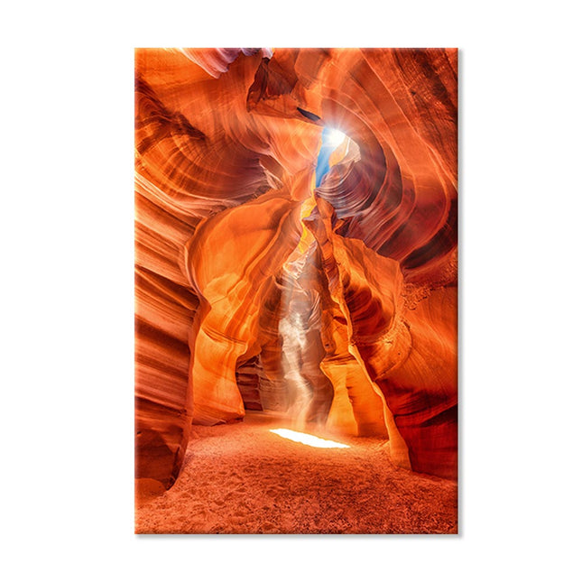 Leinwandbild "Sonnenstrahlen in den Canyon"