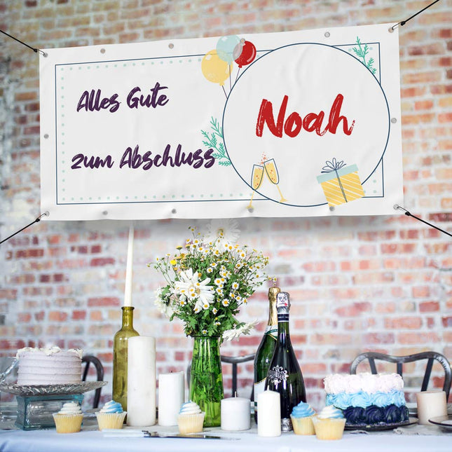 Banner Celebration - personalisieren mit Namen und Anlasstext