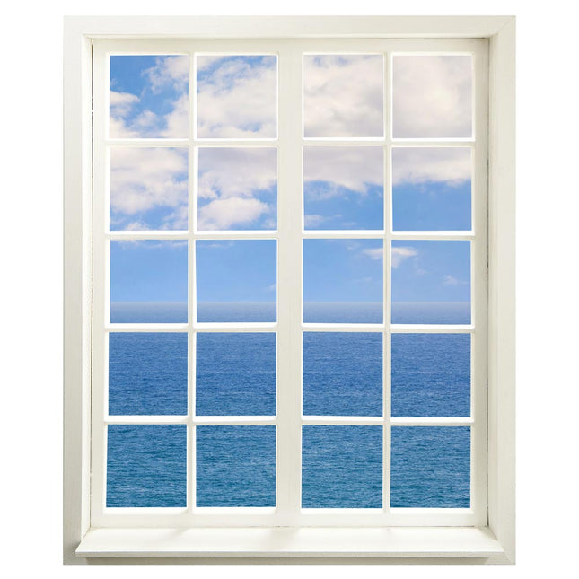 Wandtattoo - Fensterblick<br/>"Meer und Wolken"